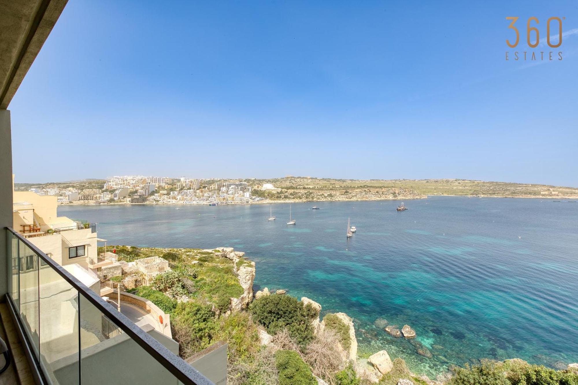 Designer 2Br Home With Stunning Views In St Pauls By 360 Estates San Pawl il-Baħar Eksteriør bilde
